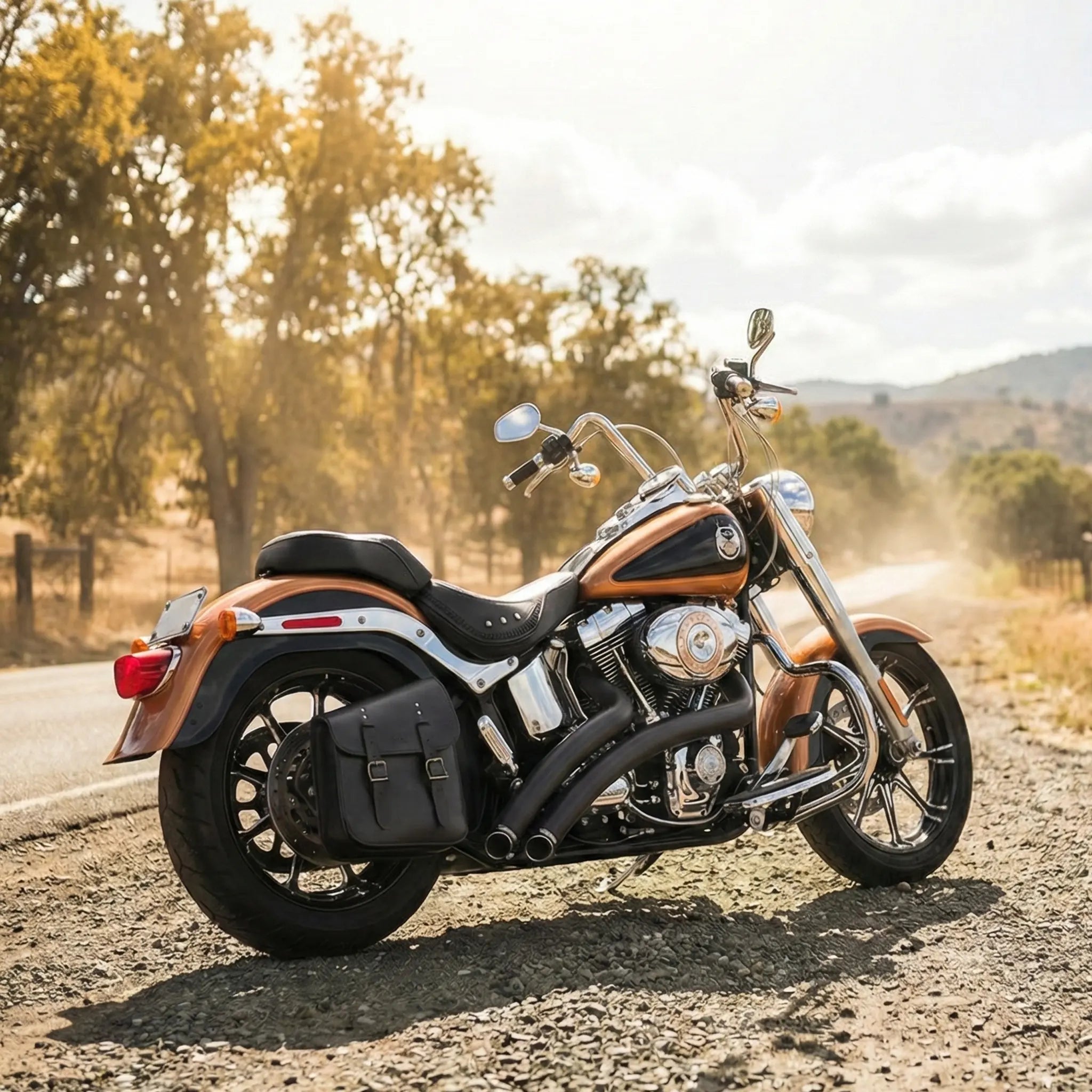 H-D® Pre-2017 Softail Right Side Solo Bag - SHR02