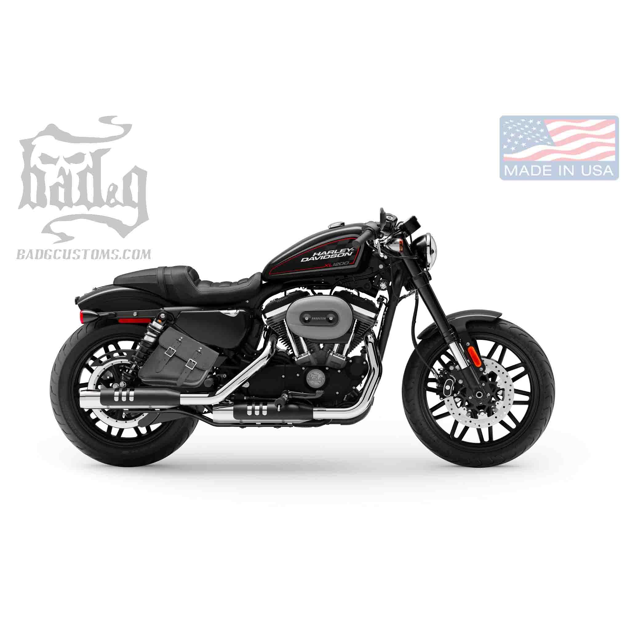 Upgrade your Harley-Davidson® Sportster with the SR02 Right Side Solo Bag. Hand crafted in USA with premium leather and top quality hardware. Durable and stylish, it's the perfect fit for your motorcycle.