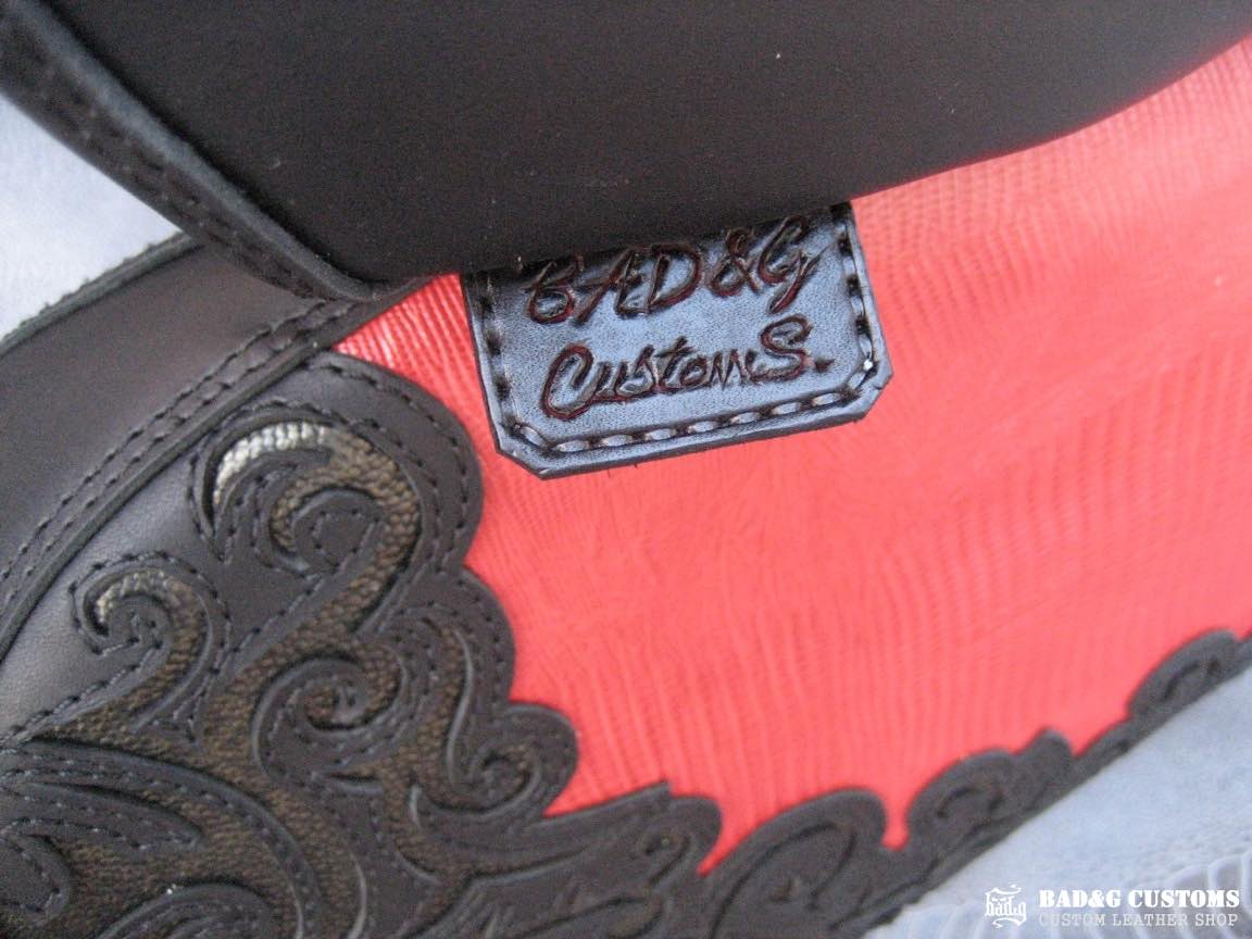 Yamaha Road Star Lizard Stingray Exotic Skin Custom Seat